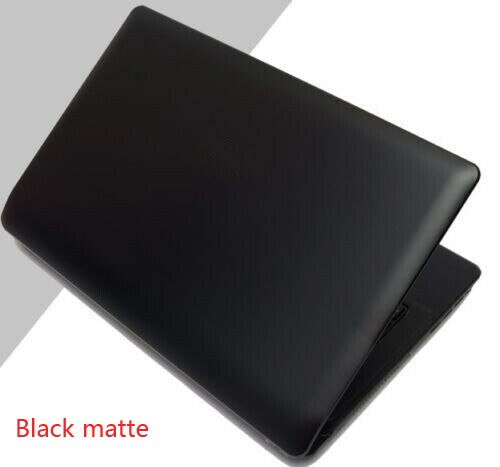 Laptop Skin for DELL XPS 13 9365 - Carbon Fiber PU Leather Sticker - Waterproof: Black Matte
