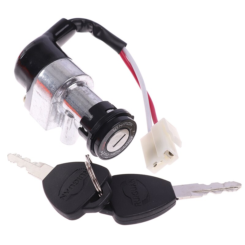 Hoge Prestaties Universele Batterij Chager Mini Slot Met 2 Sleutels Voor Motorfiets Elektrische Fiets Scooter E-Bike Elektrische Lock