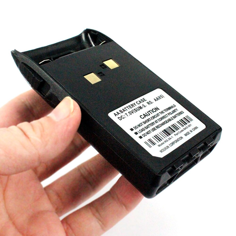 5*AA Battery Shell Case for Wouxun Portable CB Radio KG-UVD1P KG-UV6D KG-669 Plus Walkie Talkie