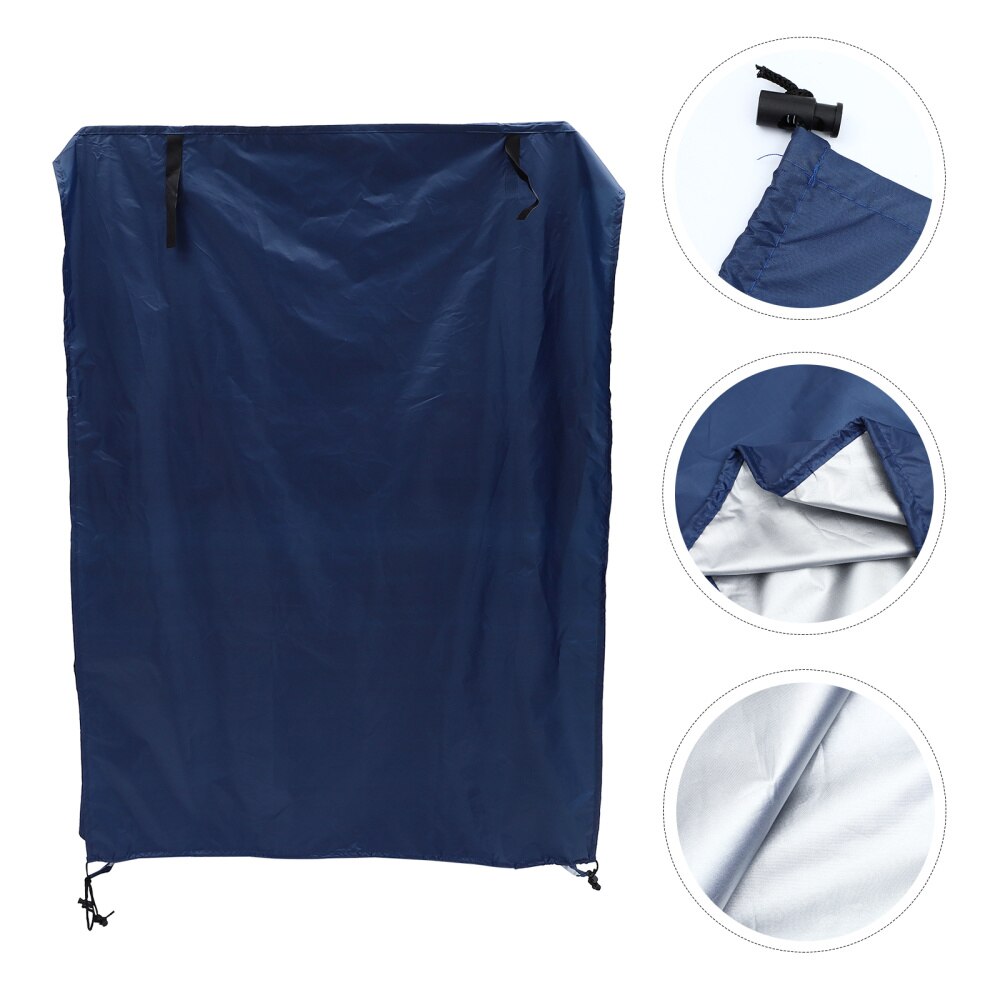 Outdoor Bird Cage Cover Yard Parrot Cage Rainshed Washable Waterproof Cover: Blue