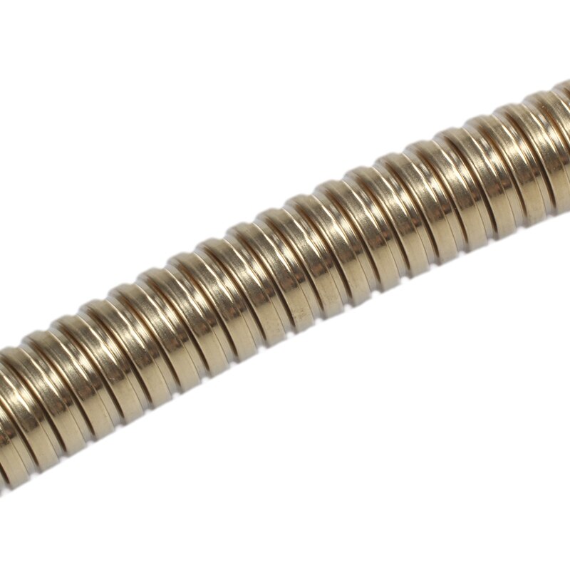 1.5m guld brusehoved slange lang fleksibel rustfrit stål badeværelse vandrør