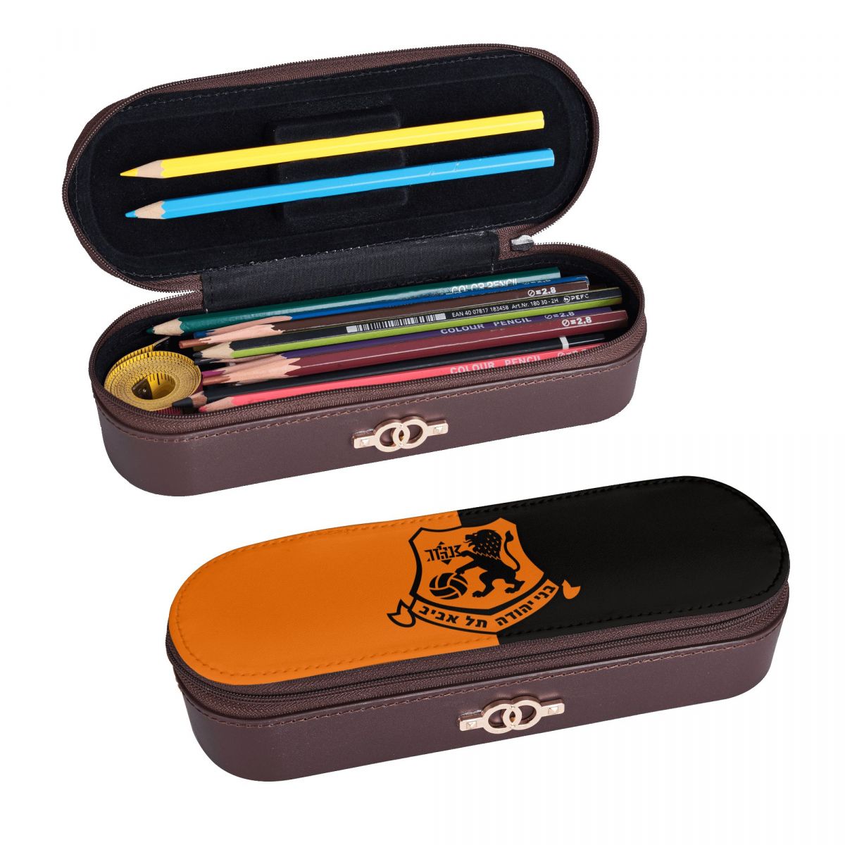 Bnei Yehuda Tel Aviv Fc Grote Capaciteit Potlood Pen Case Lichtgewicht &amp; Ruime Potlood Tas Pouch Doos Organizer Met Rits