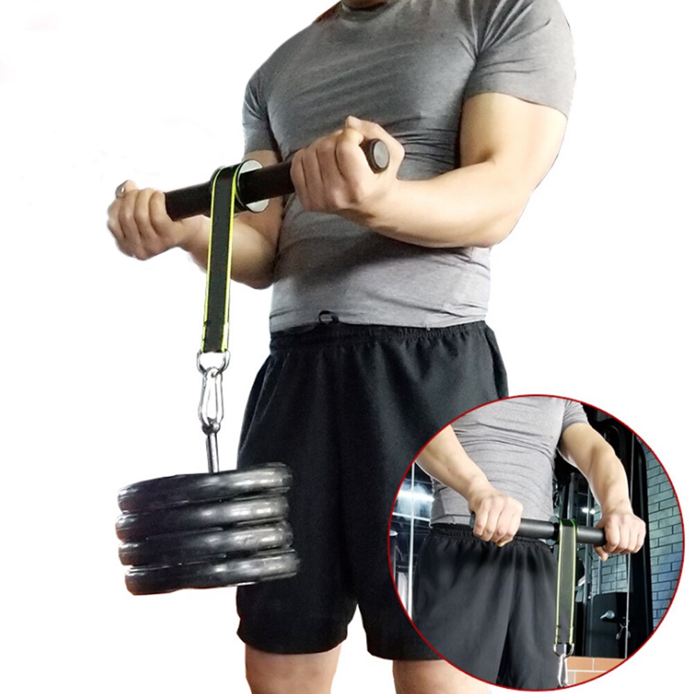 Forearm Trainer Workout Fitness Equipment Wrist Roller Muscle Portable Exerciser With Foam Handle Outdoor Sports Hand Gripper