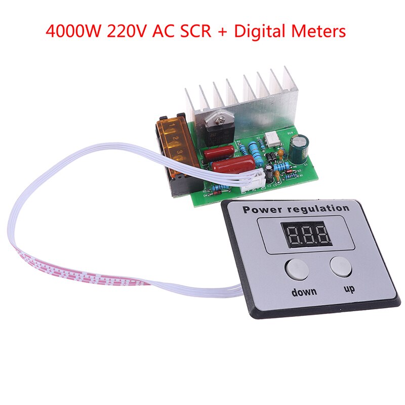 Régulateur De Tension SCR 220V 2000W - Gradateur Numérique Pour Chauffage, Lampes, Petits Moteurs