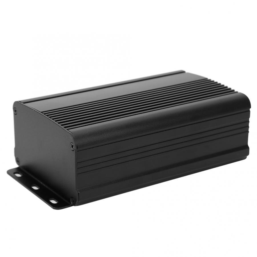 Aluminum Project Box Matte Black Enclosure Case DIY Circuit Board Controller Casing 55x95x150mm waterproof junction box