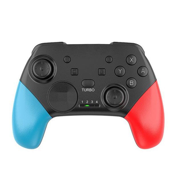 Wireless Game Controller Bluetooth Gamepad Dual Vibration Joystick For Switch Pro/Nintendo Pro/lite/PC/Android/TV BOX: Blue red