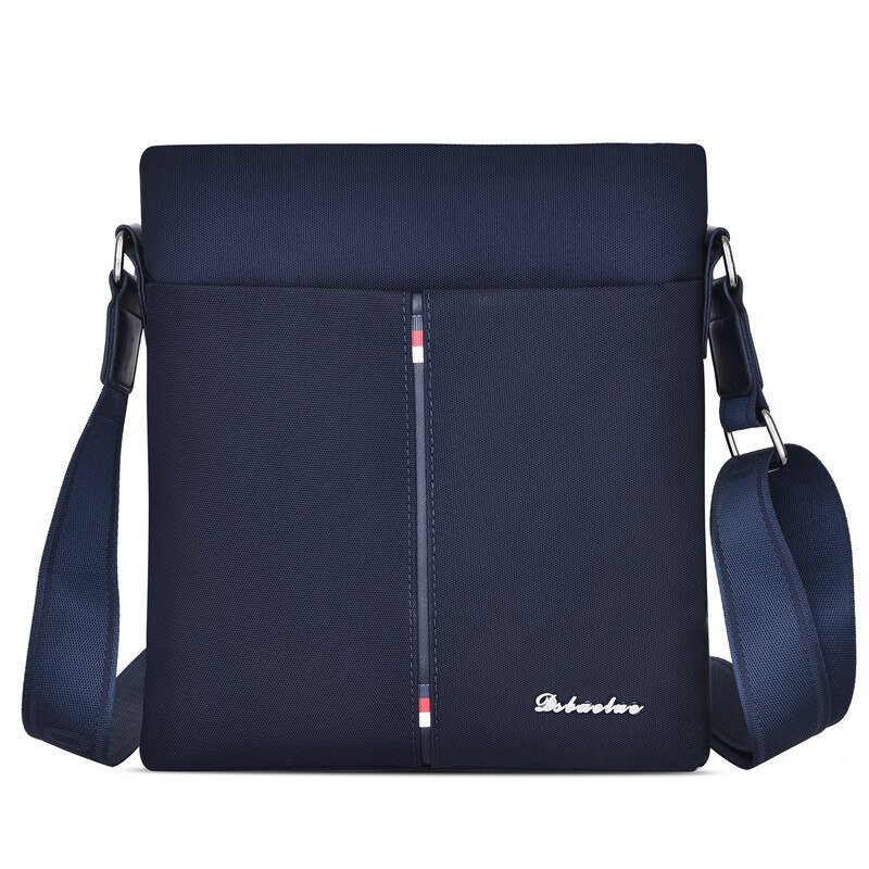 Heren schoudertas kantoortas bolso hombre leren slijtvaste schoudertas casual heren aktetas heren handtas: Blues