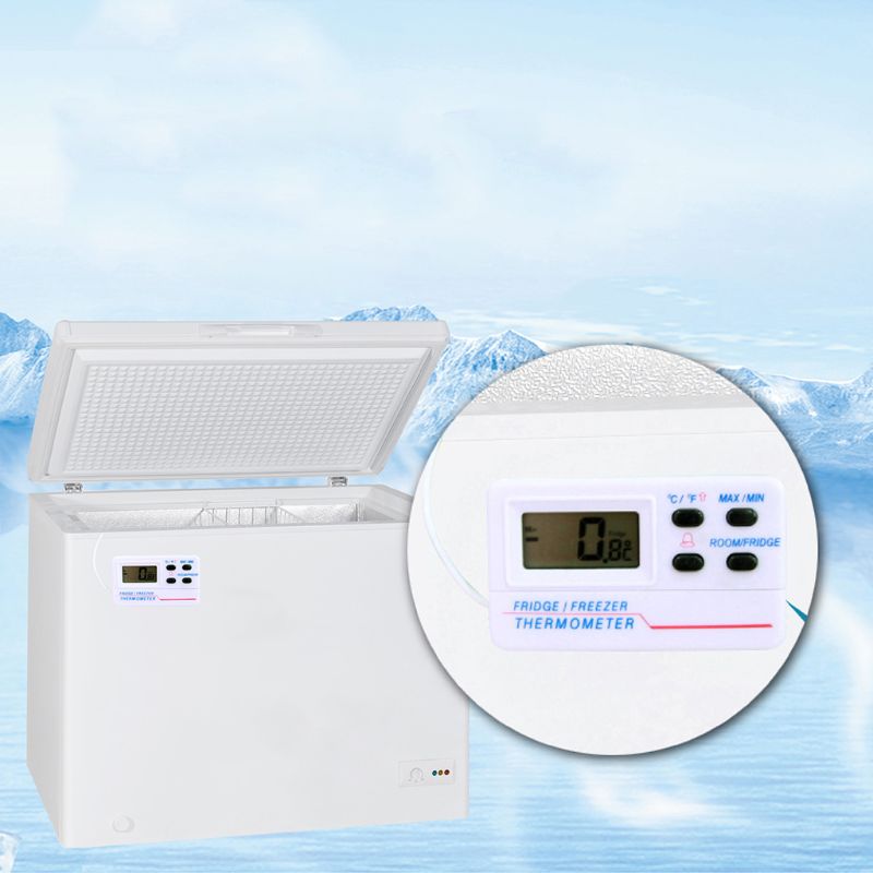 -50 °c~ 70 °c for lcd digitalt køleskab, fryser temperatur termometer alarm