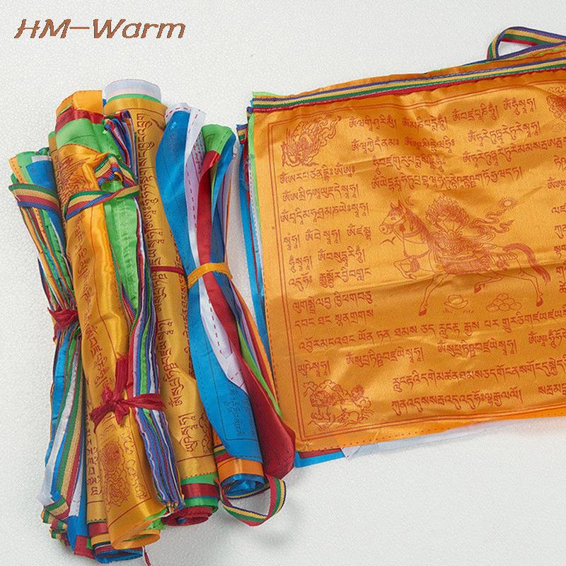 Religieuze Vlag Tibetaanse Boeddhistische Gebed Vlag Tibet Lung Ta Banner Geschriften Vlag Tibet Lung Ta Banner Geschriften Tuin Vlaggen