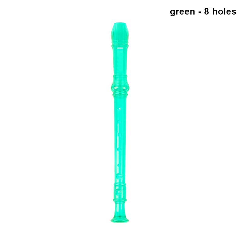Student Children Plastic Flute Recorder 6 8 Holes Detachable Music Instrument H7JP