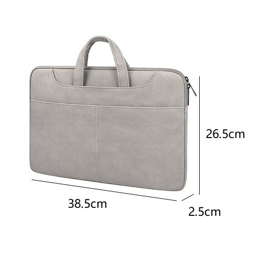 Zachte Rits 14Inch Laptop Tas Waterdichte Beschermhoes Unisex Casual Reizen Schoudertassen Computer Notebook Handtas Aktetas