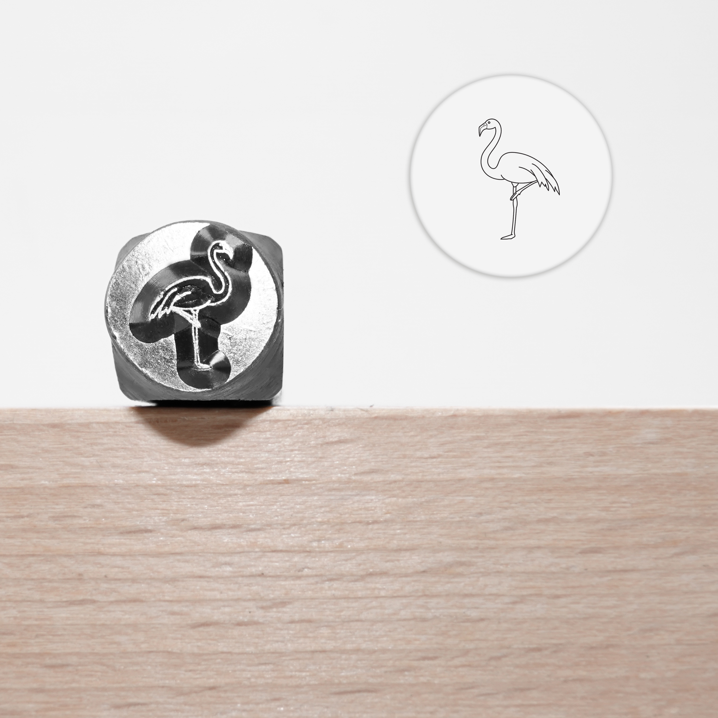 Metal Stamping Jewelry Making Supplies Forest Animals Metal Stamp for Metal, Jewelry (8.5mm): Mixed Color