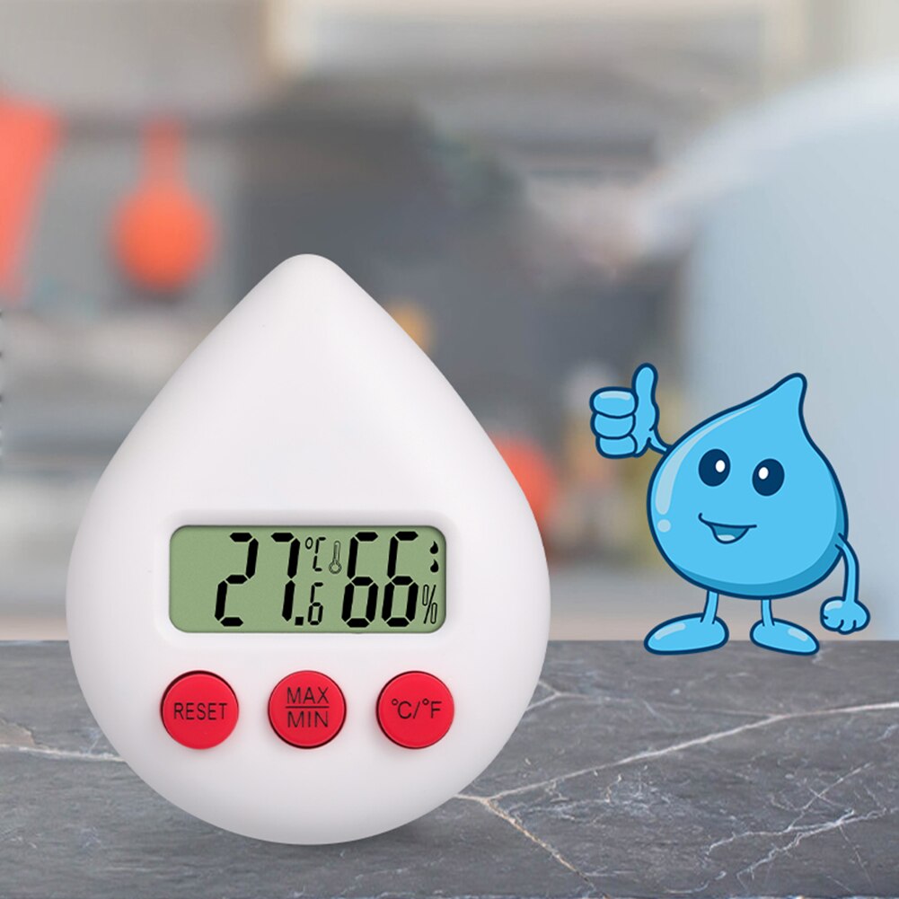 Digital Temperature Humidity Meter Water Thermometer Hygrometer LCD Digital Indoor Room Temperature Humidity Meter for Home