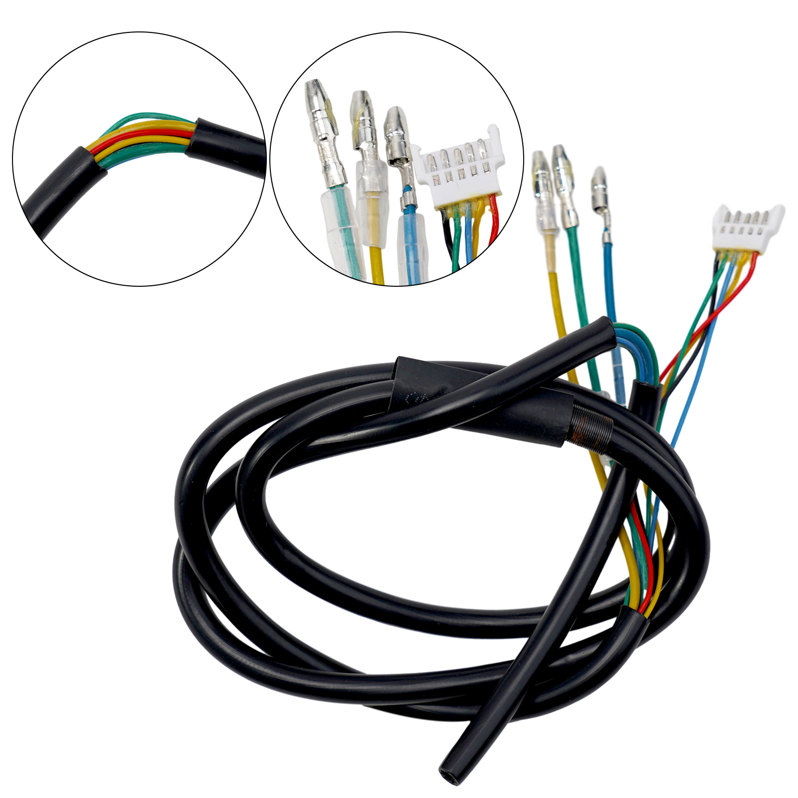Cables de Motor de Scooter eléctrico, piezas de reparación de interfaz de enlace de controlador de Cable de extensión de conversión de Motor a prueba de agua, 85cm