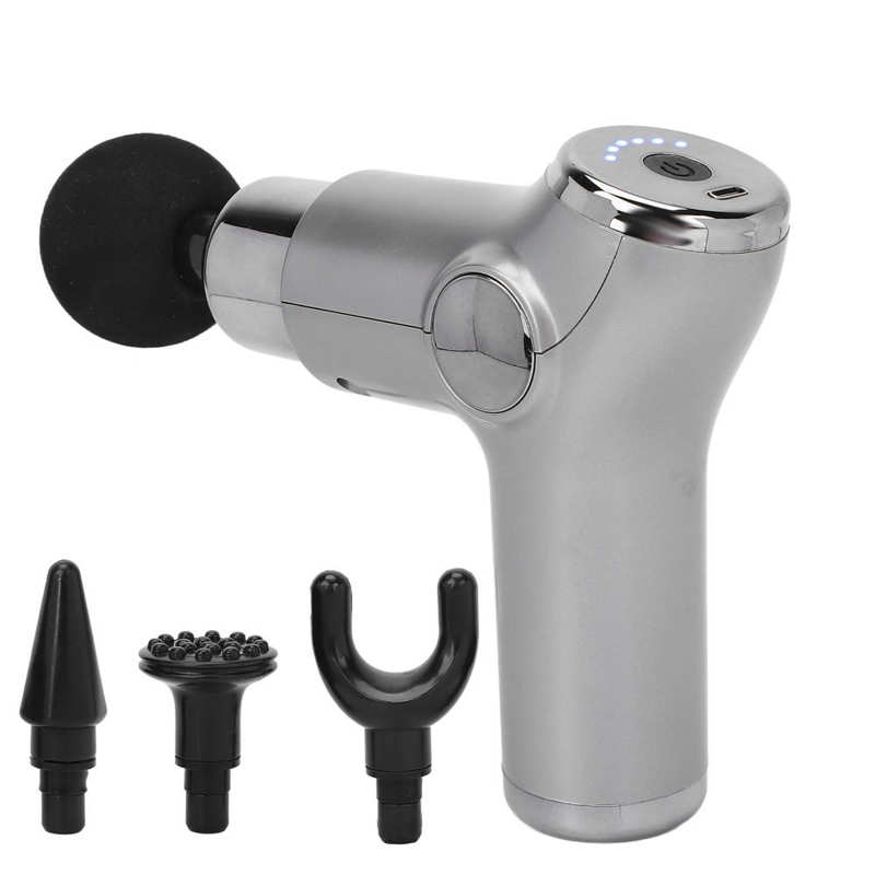 Faszie Massage Pistole Faszie Massage Maschine Kraftvolle Vibration mit 4 Massage Kopf für Muskel Entspannung