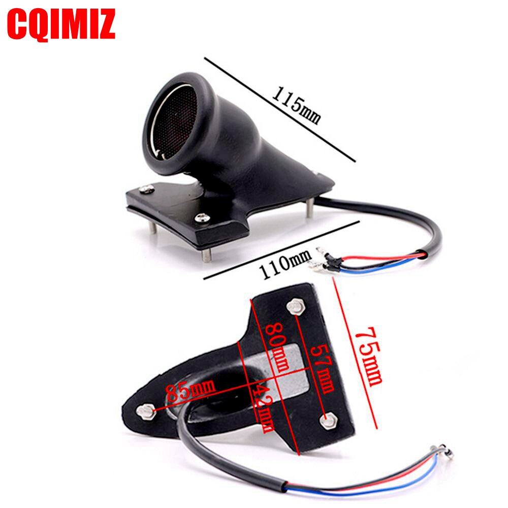 Motorfiets Achter 12 V Chrome Vintage Style Brake Achterlicht Voor Harley Bobber Chopper Achterlichten