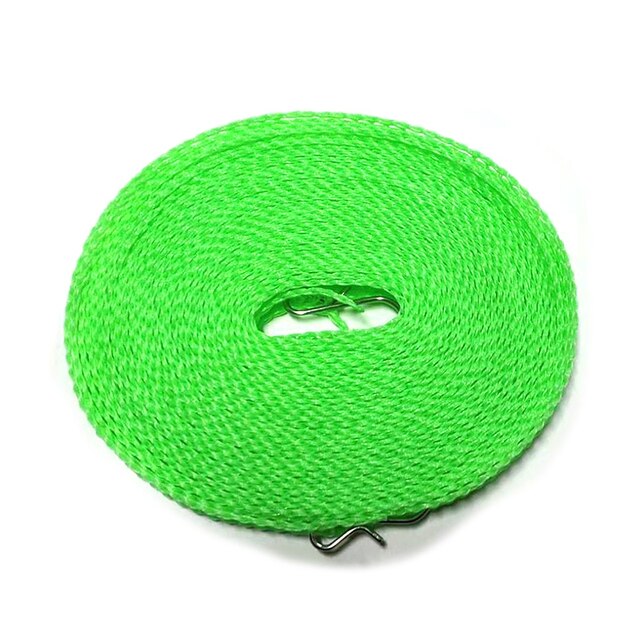 Laundry Clothesline 3M 5M 8M Windproof Clothes Drying Line Rope Non-Slip Adjustable Outdoor Portable Clothesline For Camp Travel: Light Green / 10m