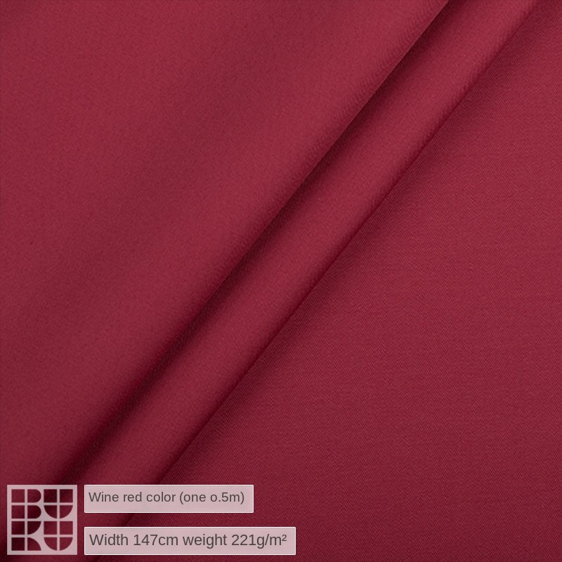 Bred 59 " 32s twill stof kæmning 100%  bomuldsmateriale forår og sommer windbreaker bukser nederdel kjole diy stof: I rødt