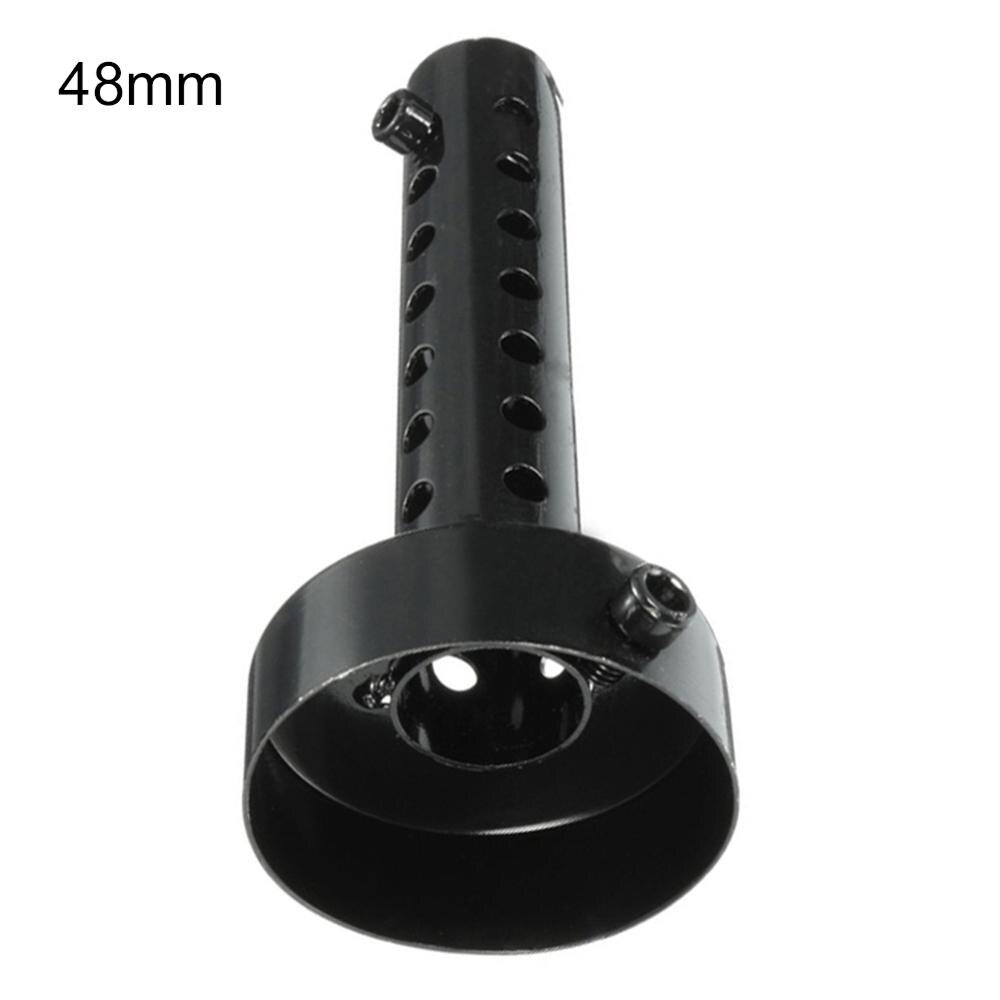 Motorcycle Exhaust Can Muffler Removable Silencer 35/42/45/48/60mm: Dark Brown