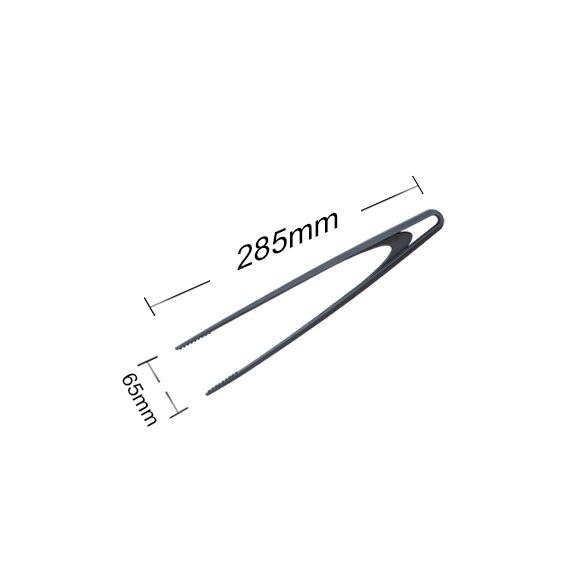 Espumadera antiadherente de nailon resistente al calor, ranurado colador, pinzas finas, utensilios de cocina de grado alimenticio: Folder