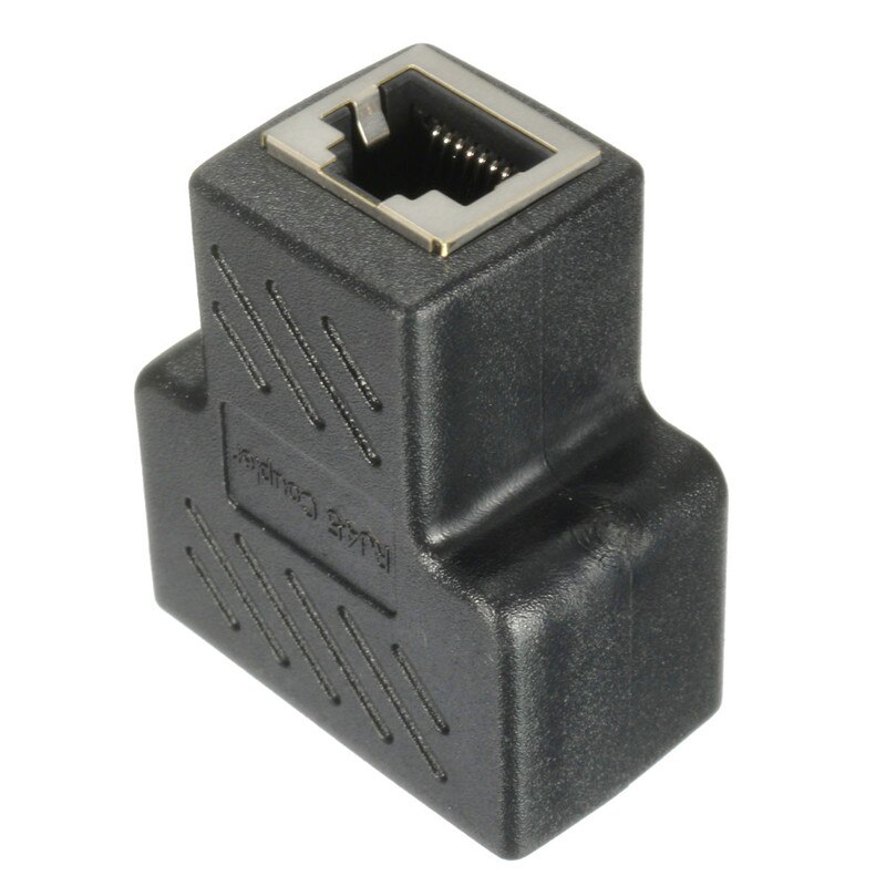 RJ45 Splitter Adapter Stecker 1 zu 2 Weibliche Häfen für KATZE 5/KATZE 6/KATZE 7 LAN Ethernet kabel Buchse Splitter Hub PC Laptop Mac