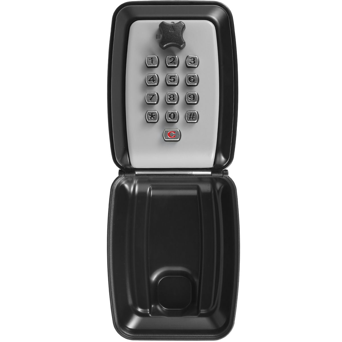 1/2Pcs Wall Mount Key Lock Safe Secret Storage Box Code Security Lock No Key Home Office Key Portable Combination Box Organizer: Brown