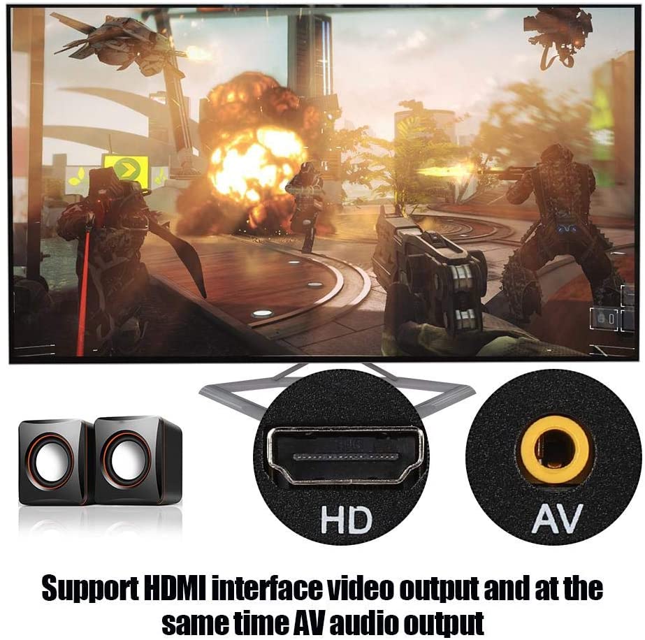 Mini 4K HD Media Player 1080P Horizontal and Vertical Digital Video Player with USB Drive/SD Cards for Advertising