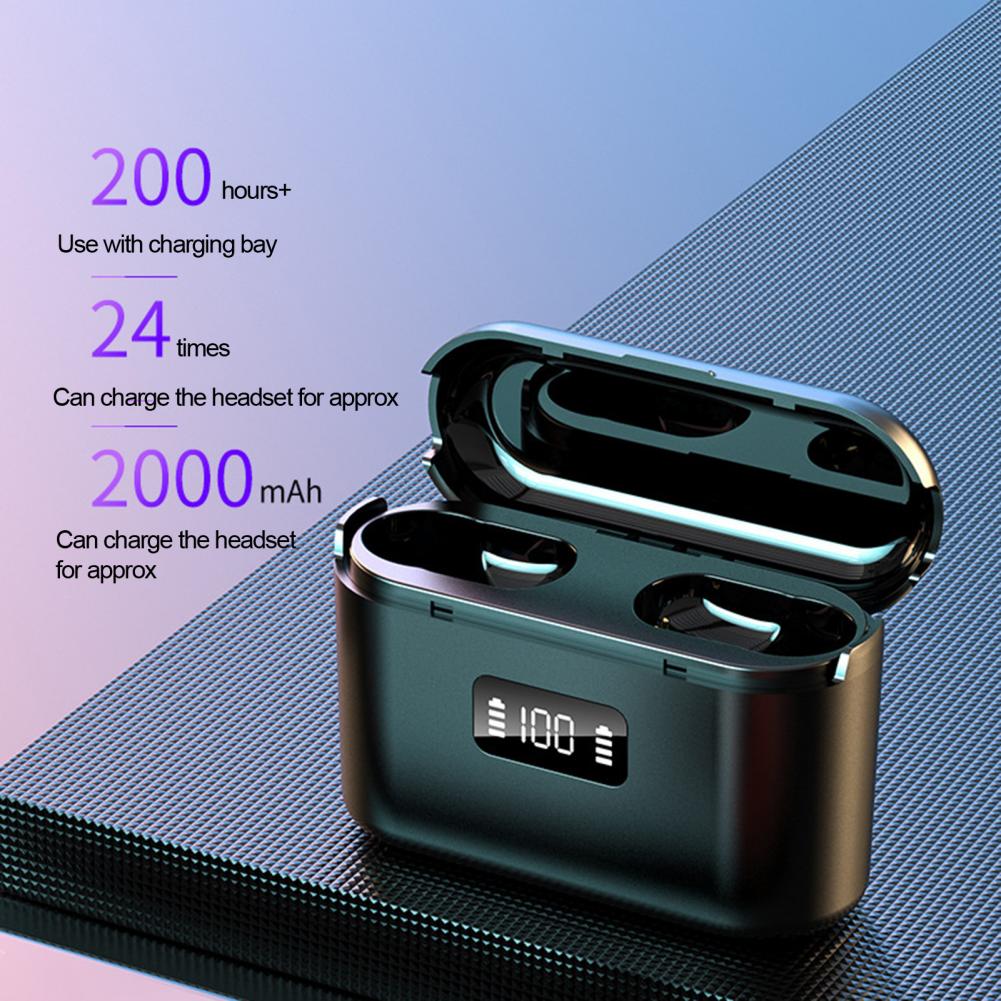 J21 TWS Wireless headphones 5.1 Earphone Noise Cancelling Headset Stereo Sound Music In-ear Earbuds For Android IOS smart phone