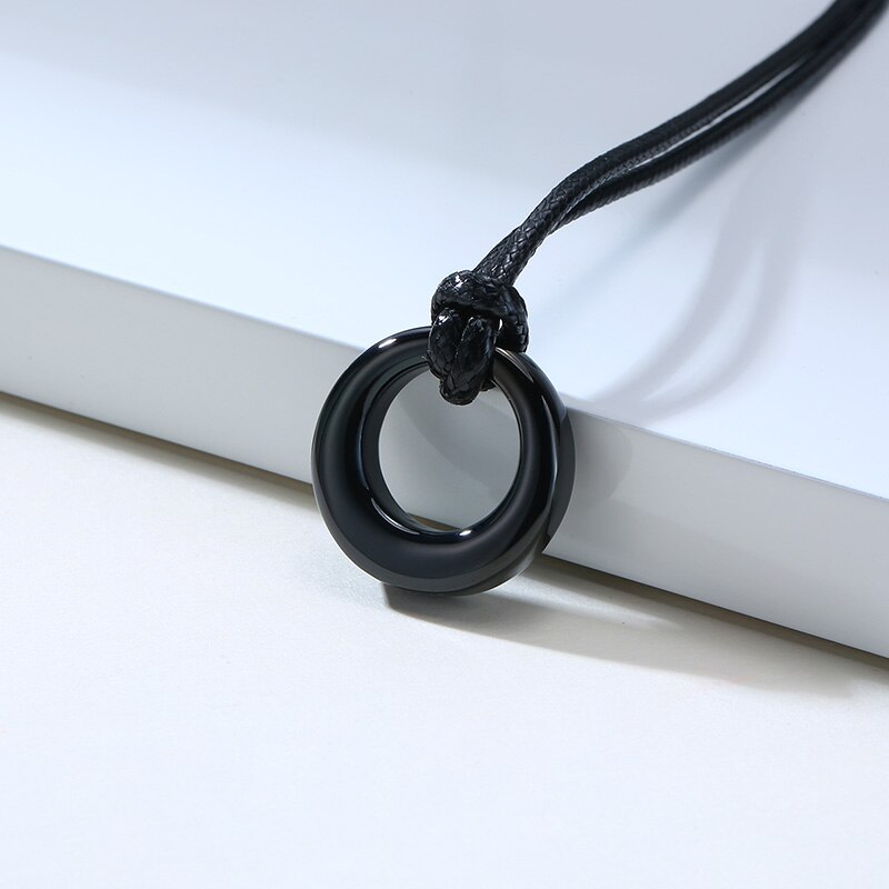 Círculo da vida eternidade amor karma colares, pingente memorial cinzas colar pulseiras para mulheres homens, lembrança cremação jóias