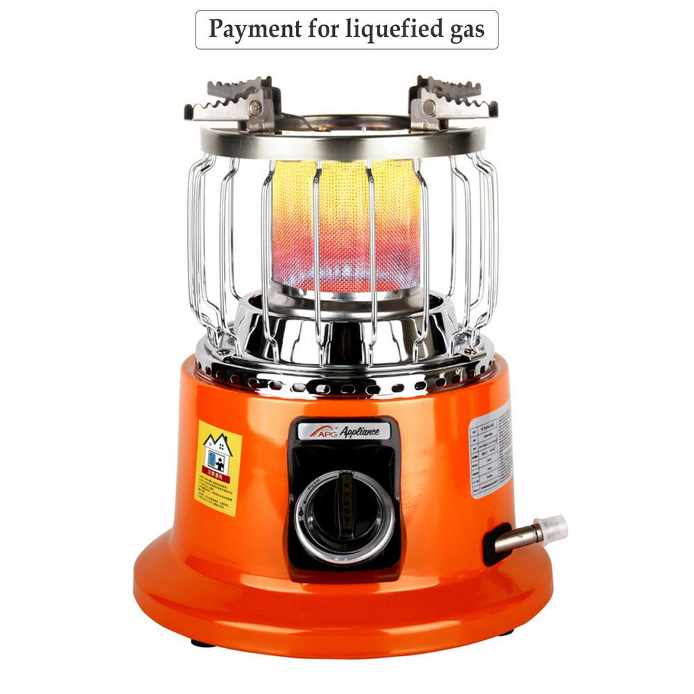 Réchauffeur de gaz Portable Réglable Poêle Pour Extérieur Maison Liquéfié Gaz Chauffage Réchauffeur de Gaz Naturel Extérieur Poêle À Rôtir