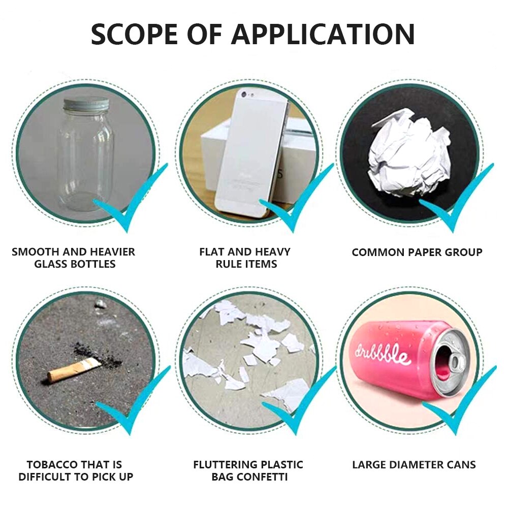 80*13cm Foldable Trash Picker Aluminum Alloy Grabber Pick Up Gripper Litter Pick Up Assist Tool Folding Garbage Dispenser Tools