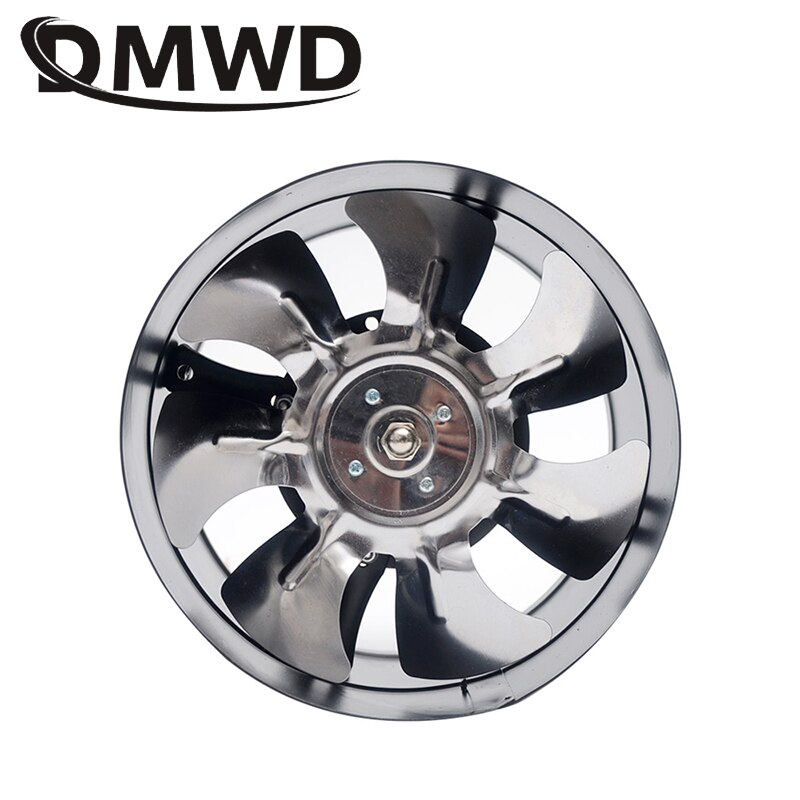 DMWD 8 inch pipe exhaust fan 8" duct ceiling air ventilation fan inline booster 200mm window exhauster toilet kitchen exhaustfan
