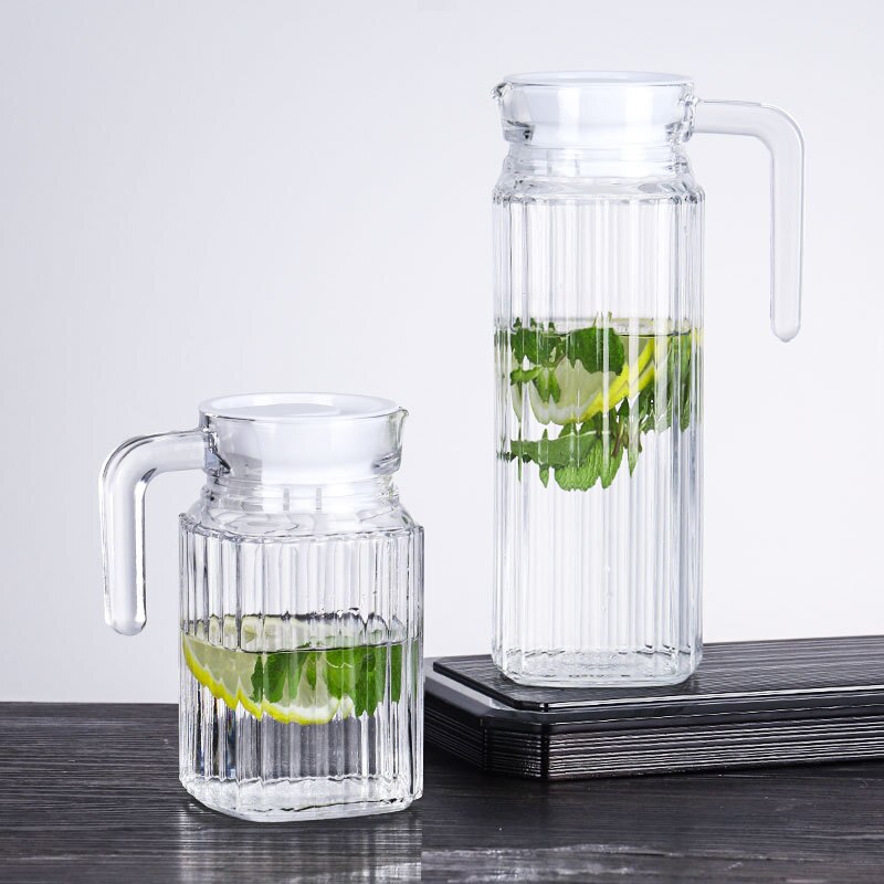Pichet d'eau froide en plastique de grande capacité, pour jus de fruits, lait, Bar, bouteille de bière, vin, boisson, bouilloire Anti-chute