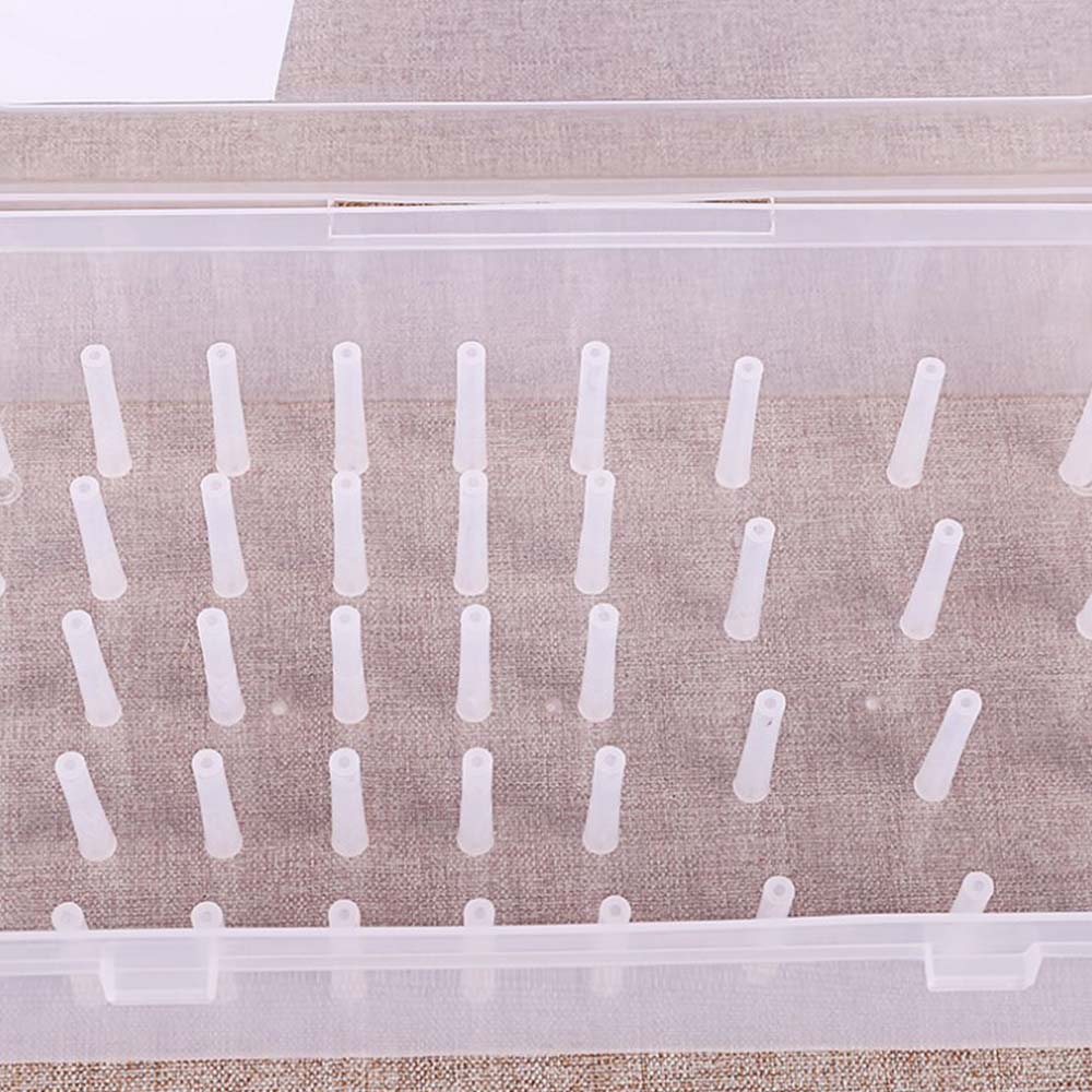 Sewing Thread Storage Box Can Hold 42 Pieces Spools Bobbin Carrying Case Container Holder Craft Spool Organizing Case