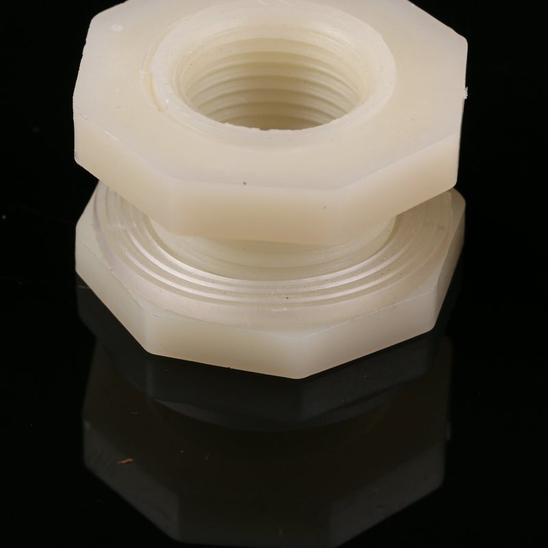 Plastic Water Tank Connectors Fish Tank Accessories Pool Bucket Inner Outer Wire Adapter Drainage Aquarium Bulkhead Joints