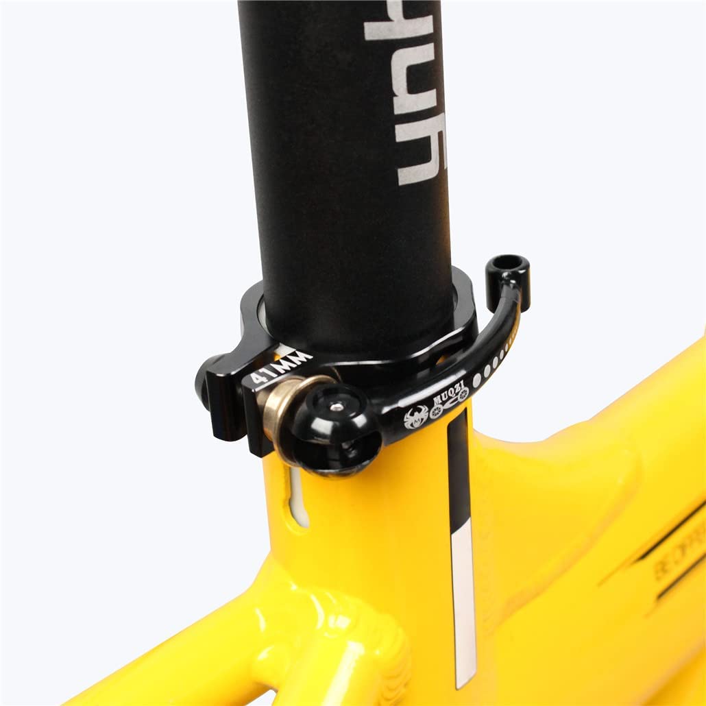 Bici 40/41mm morsetto reggisella blocco ultraleggero in lega di alluminio CNC modificato 14 pollici a sgancio rapido clip per tubo sella per bicicletta per MTB