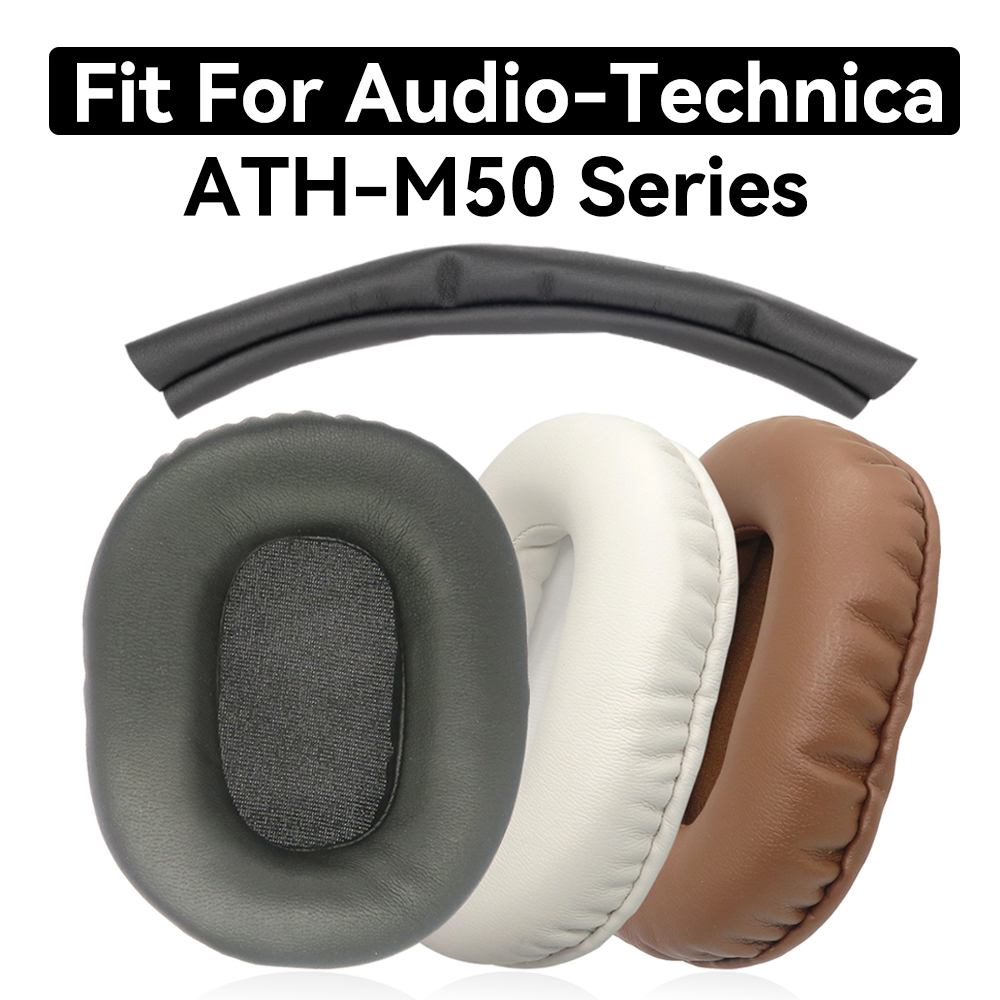 Almohadillas para Audio Technica M50 M50X M20X M30X M40X M40FS MATH-M50 ATH-M50X almohadillas para auriculares de repuesto