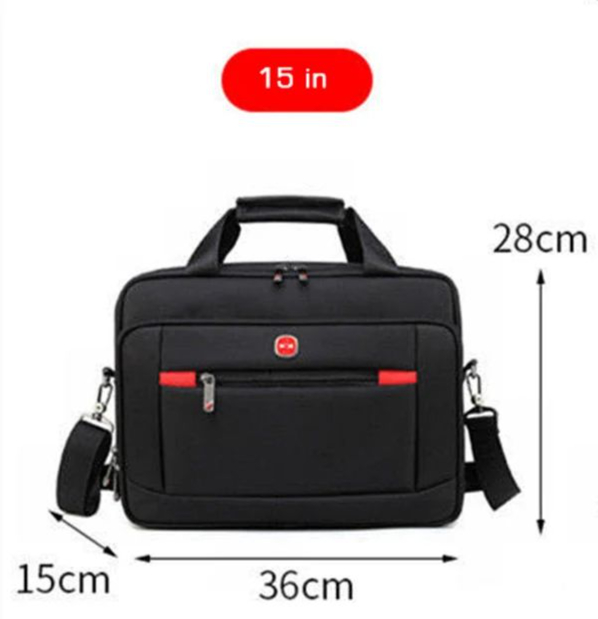Borsa a tracolla per Computer con protezione multifunzionale Casual da lavoro in materiale di Nylon da uomo: Beige