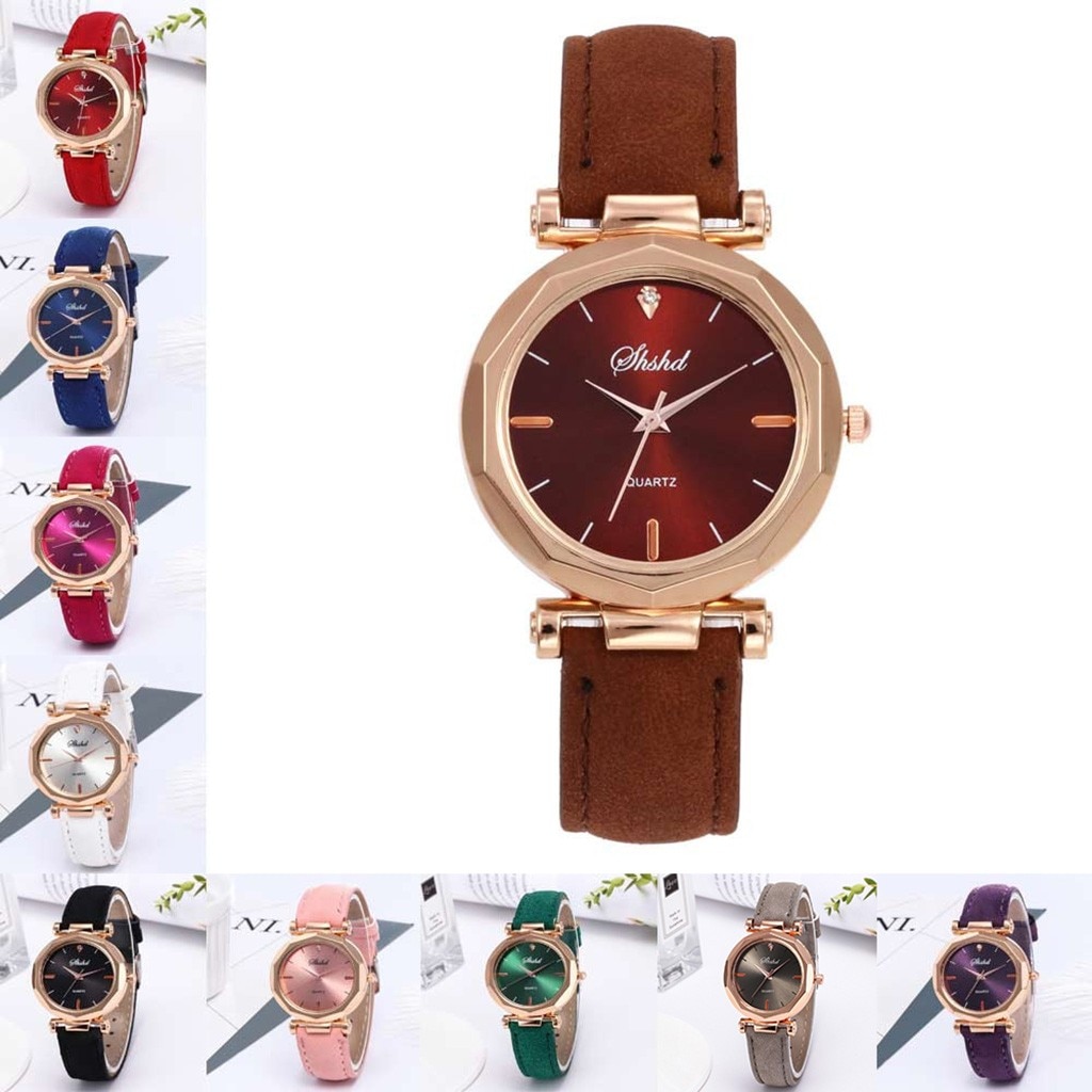 Vrouwen Horloge Strass Mode Vrouwen Lederen Casual Horloge Luxe Analoge Quartz Crystal Horloge Armband Horloge Relogio Feminin