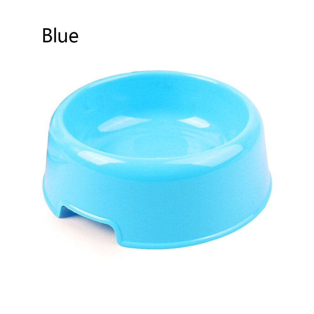 Cuenco de plástico para perros, gatos, perros, comedero, cuenco de agua para mascotas, gatos, cachorros, cuenco de comida, plato de agua, accesorios de colores: Azul