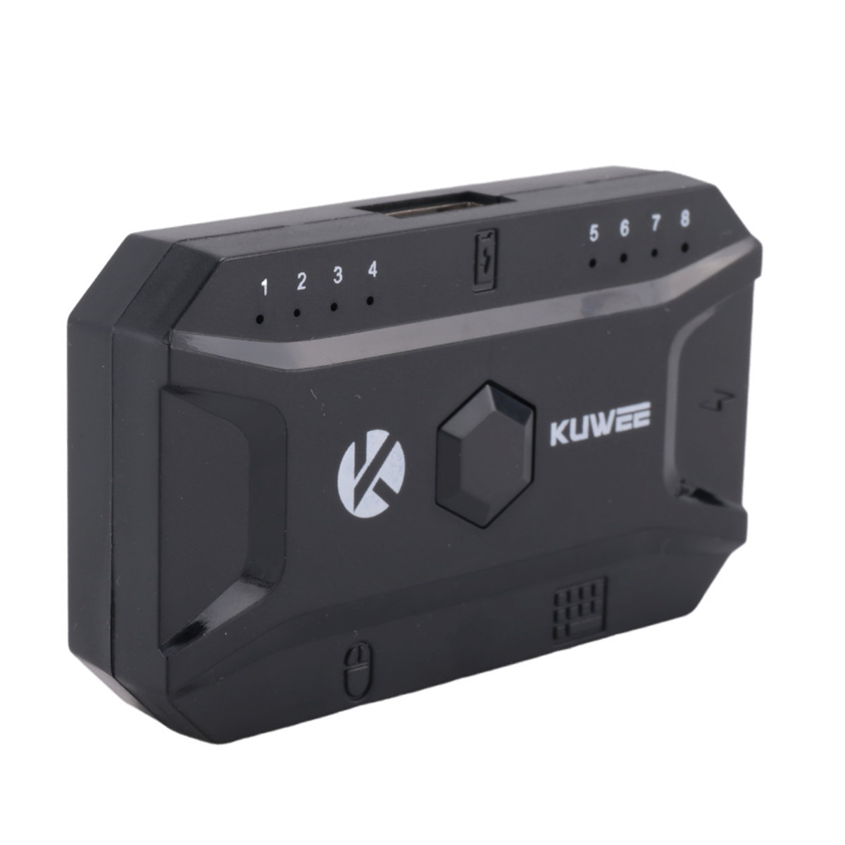 A9op-  bluetooth-hubs, usb 5.0- converters, adapter voor bedraad toetsenbord en muis naar draadloze verbinding, ondersteunt 8 apparaten (tablet, laptop, mobiel).