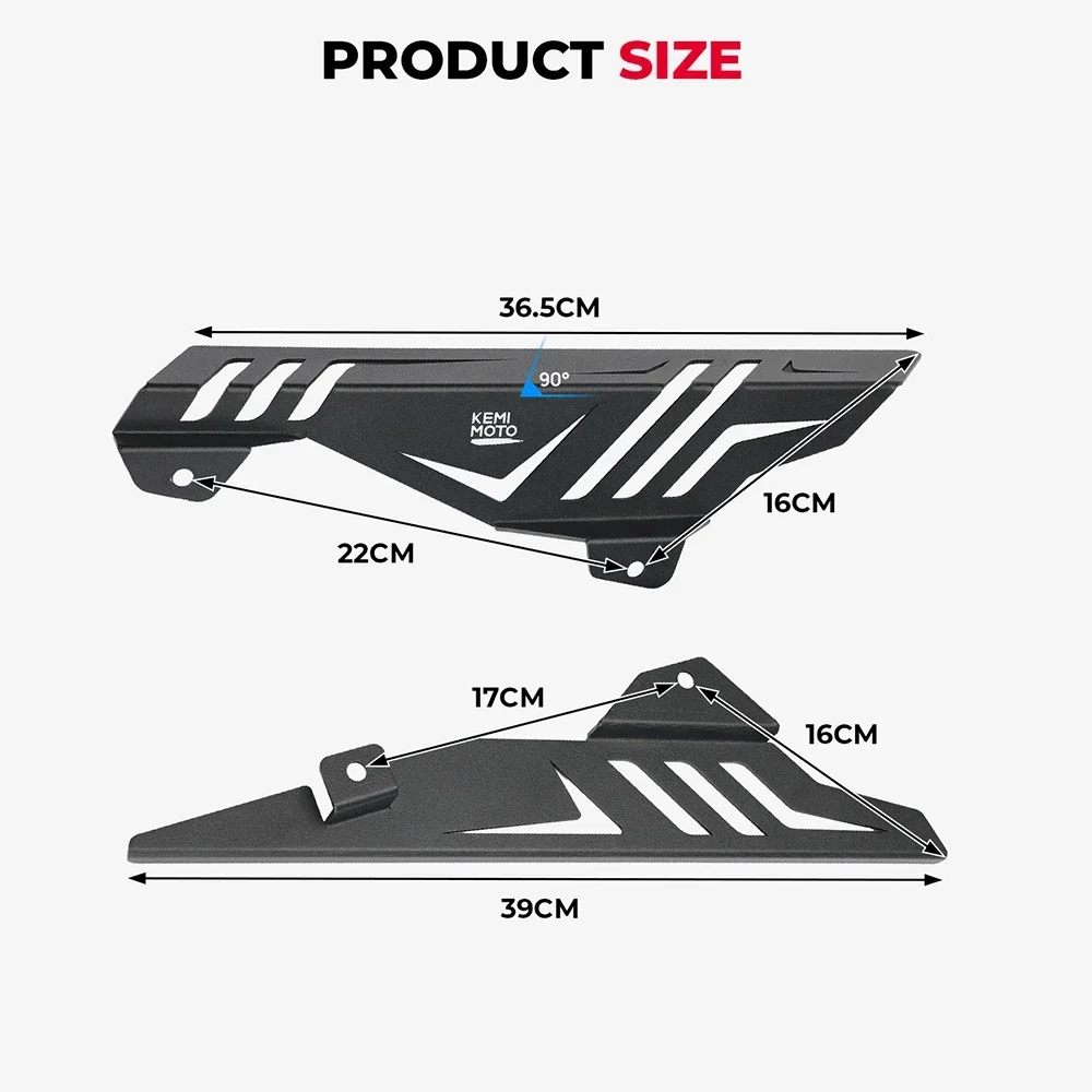KEMITOUR-Protector de cadena para motocicleta, Correa protectora para Sportster S 1250 RH1250 -2024, accesorios de motocicleta