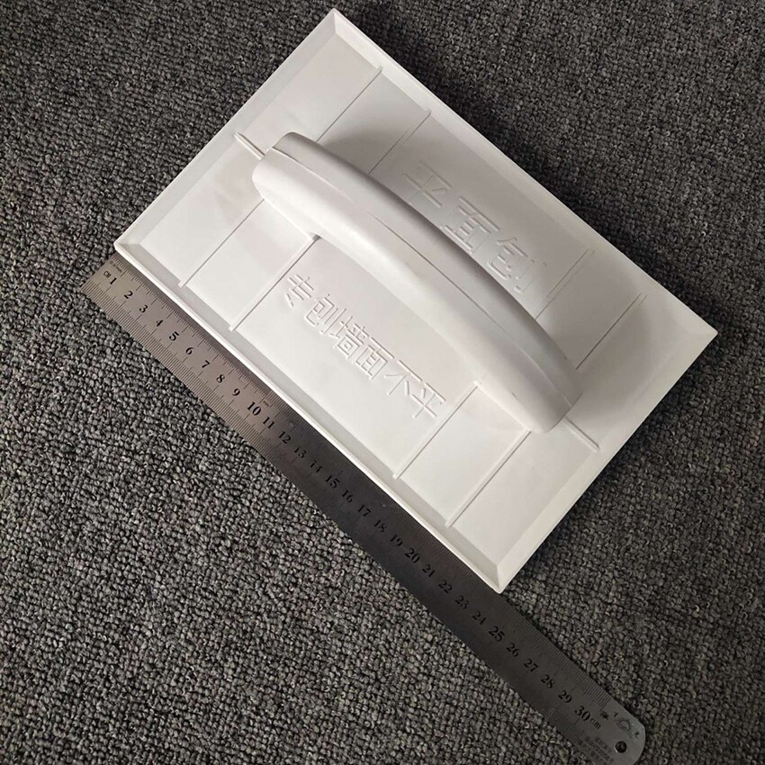 Notched Trowel for Epoxy, Masonry, Tile, 23.5x15.5cm, Flooring &amp; Tiling Notched Trowel, Plastic Wall Plaster Trowel