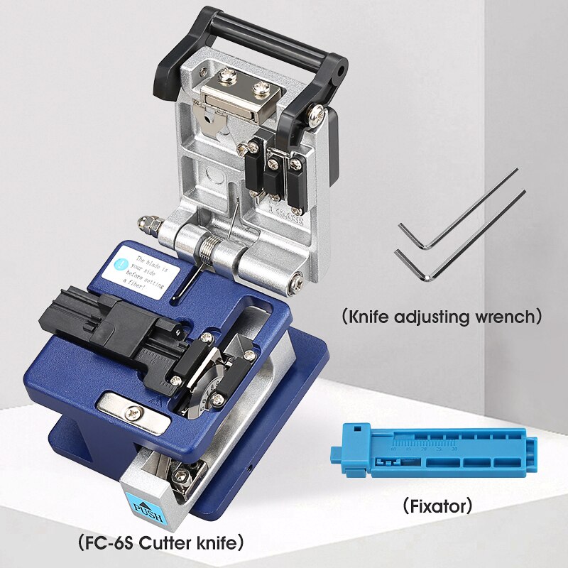 15 pièces/ensemble FTTH trousse à outils à fibres optiques avec fendeur de fibres-70 ~ + 10dBm compteur de puissance optique localisateur de défauts visuels 5km