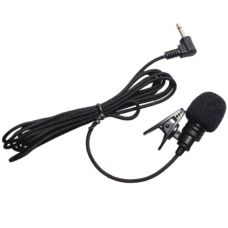 3.5mm Jack Lavalier Microphone Mini Portable Microphone Universial Clip-On for Lecture Teaching Conference Guide Studio Mic
