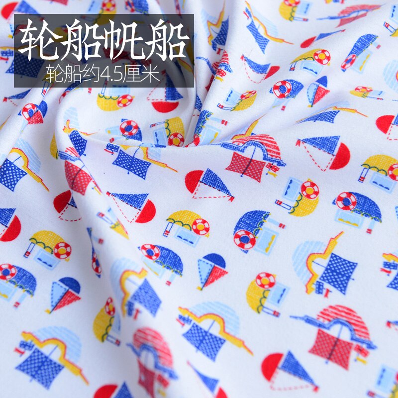 110Cm * 50Cm Baby Flanel Cartoon Bloem 100% Katoen Fluwelen Stof Katoen Herfst En Winter Handgemaakte Diy Doek kleding Stof: D
