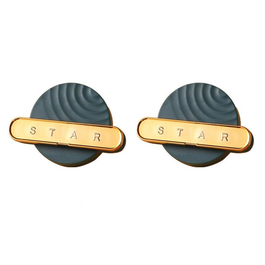 2Pcs/Set Wire Organizer Chic Fall-Prevention Attractive Wire Organizer 4 Colors Wire Hook:  Green