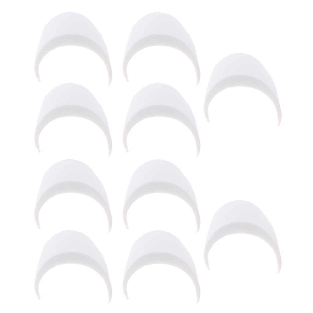 5 Pairs Sew in Suits Sponge Shoulder Pads for Adults DIY White