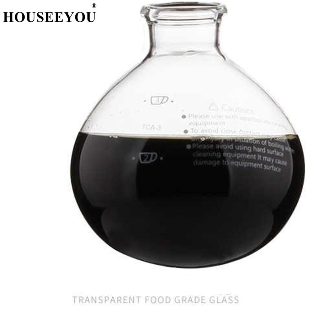 3 Cups Manual Syphon Coffee Maker Pot Hand Glass Vacuum Coffee Maker Brewer Heat-resistant Siphon Coffee Machine Filter