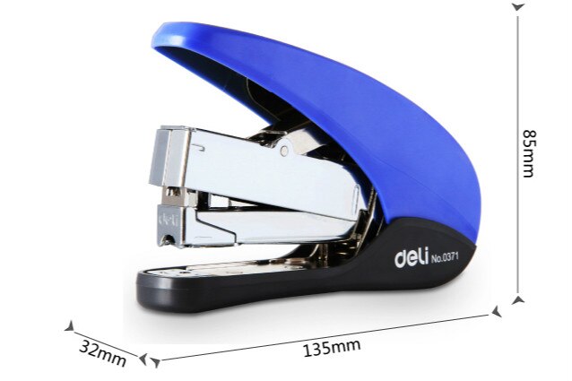 DELI 0371 double-purpose binding standard stapler/staple remover 50 sheets office binding supplies agrafeuse chancery papelaria